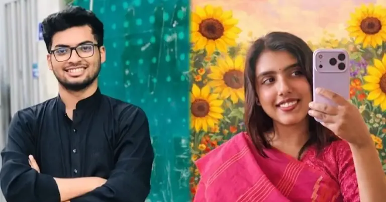 পিএইচডি শিক্ষার্থী নাহিদা বৃষ্টি ও জামিল লিমন